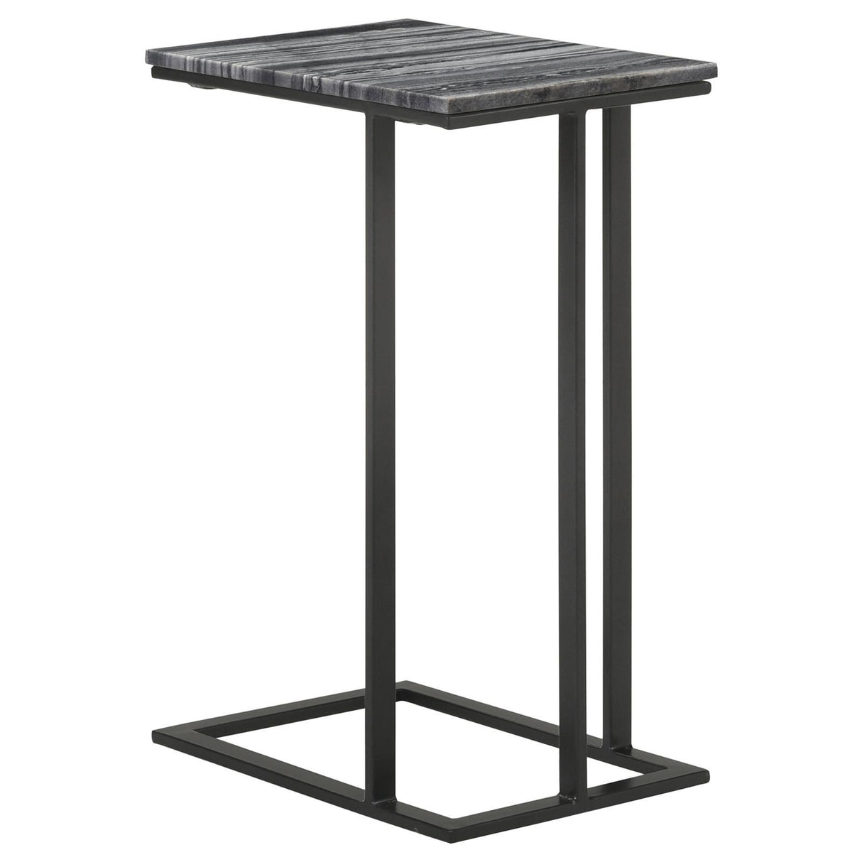 Vicente Gray Accent Table with Marble Top by Coaster at Eve Furniture