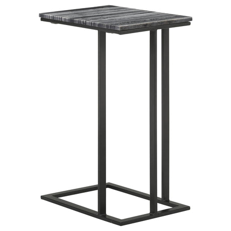Vicente Gray Accent Table with Marble Top by Coaster at Eve Furniture