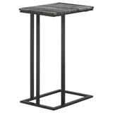 Vicente Gray Accent Table with Marble Top by Coaster at Eve Furniture