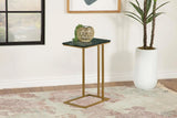 Vicente Gray Accent Table with Marble Top by Coaster at Eve Furniture