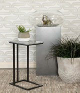 Vicente Gray Accent Table with Marble Top by Coaster at Eve Furniture
