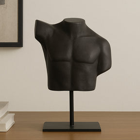 Victor Aged Black Cast Alumiinum Sculpture by MOES at Eve Furniture