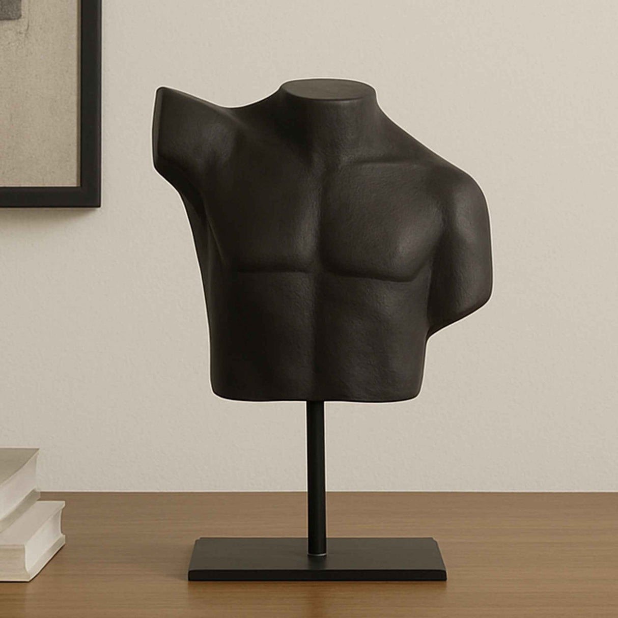 Victor Aged Black Cast Alumiinum Sculpture by Moe's Home at Eve Furniture