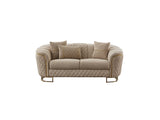 Victoria 3-pieces Living Room Set in Cream by Furnia at Eve Furniture