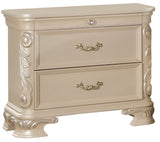 Victoria Biege/Pearl Bedroom Collection by Cosmos Furniture at Eve Furniture