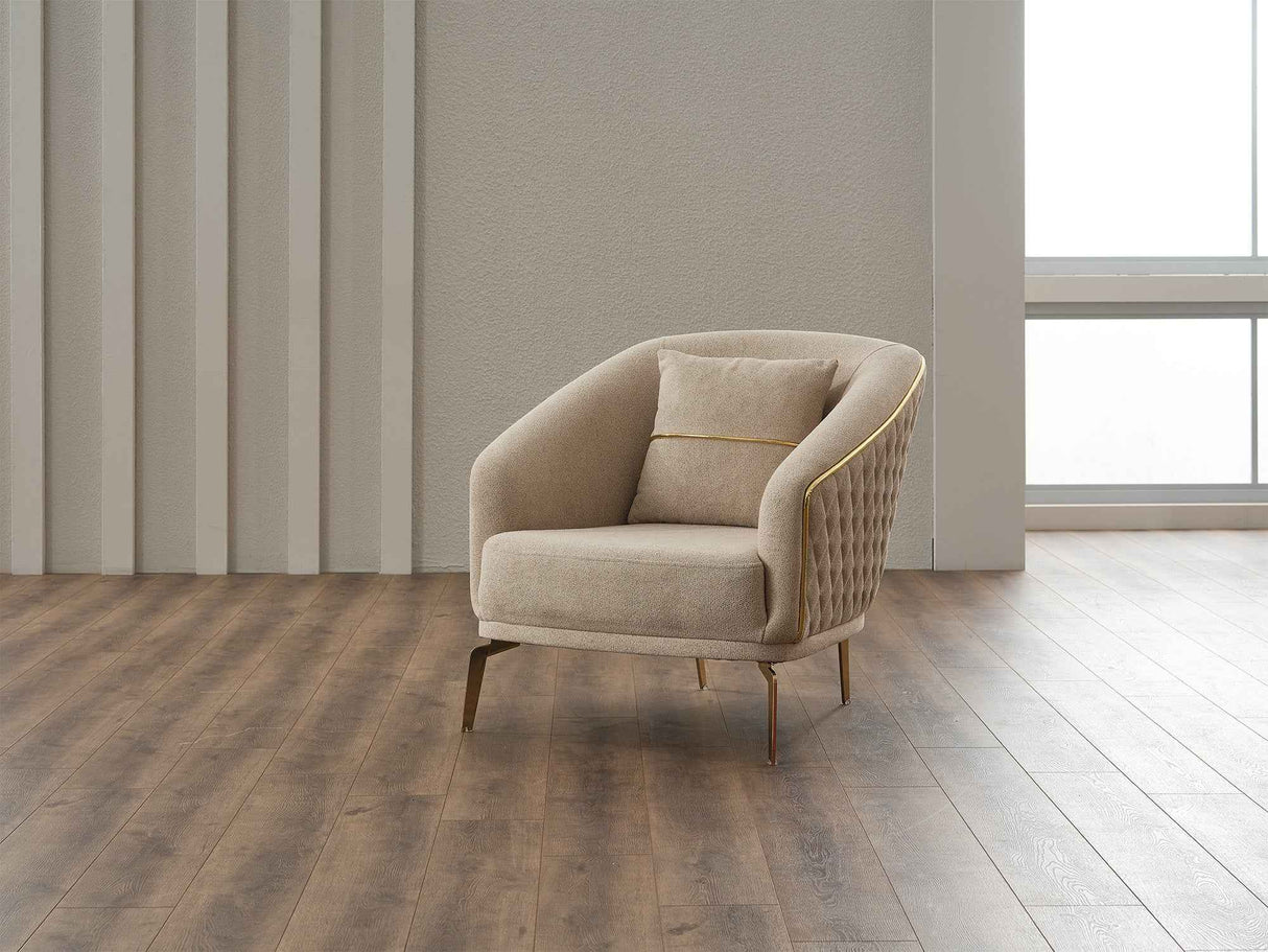 Victoria Chair Cream by Furnia at Eve Furniture