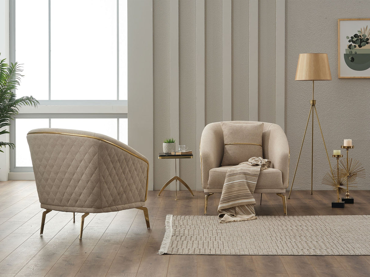 Victoria Chair Cream by Furnia at Eve Furniture