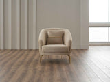 Victoria Cream Chair by Furnia at Eve Furniture