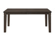 Victoria Dark Espresso Dining Table by Homelegance at Eve Furniture