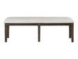 Victoria Dark Espresso/Beige Bench by Homelegance at Eve Furniture