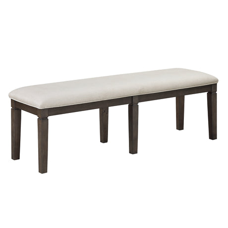 Victoria Dark Espresso/Beige Bench by Homelegance at Eve Furniture