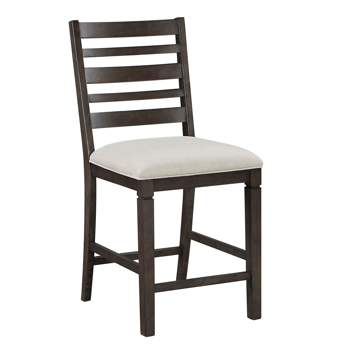 Victoria Espresso/Beige Counter Height Chair, Set of 2 by Homelegance at Eve Furniture