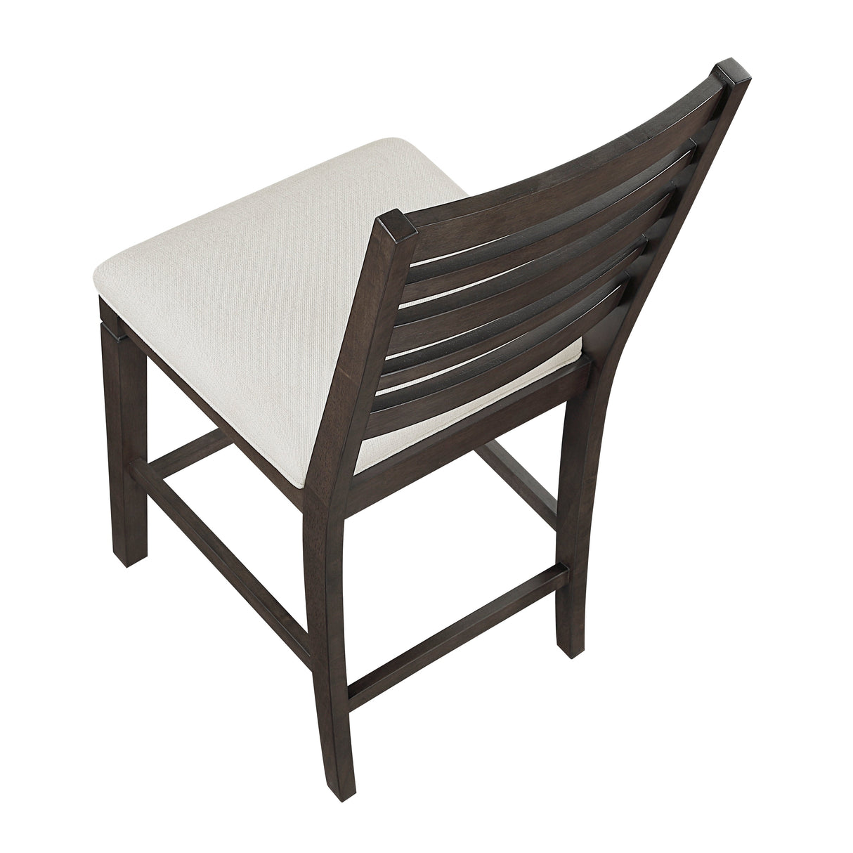Victoria Espresso/Beige Counter Height Chair, Set of 2 by Homelegance at Eve Furniture