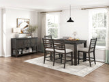 Victoria Espresso/Beige Counter Height Chair, Set of 2 by Homelegance at Eve Furniture