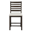 Victoria Espresso/Beige Counter Height Chair, Set of 2 by Homelegance at Eve Furniture