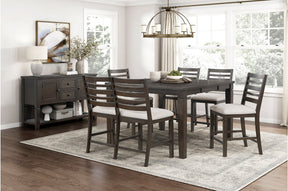 Victoria Espresso/Beige Counter Height Set by Homelegance at Eve Furniture