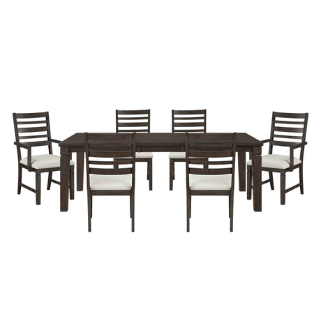 Victoria Espresso/Beige Dining Room Set by Homelegance at Eve Furniture