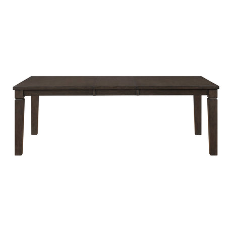 Victoria Espresso/Beige Dining Room Set by Homelegance at Eve Furniture