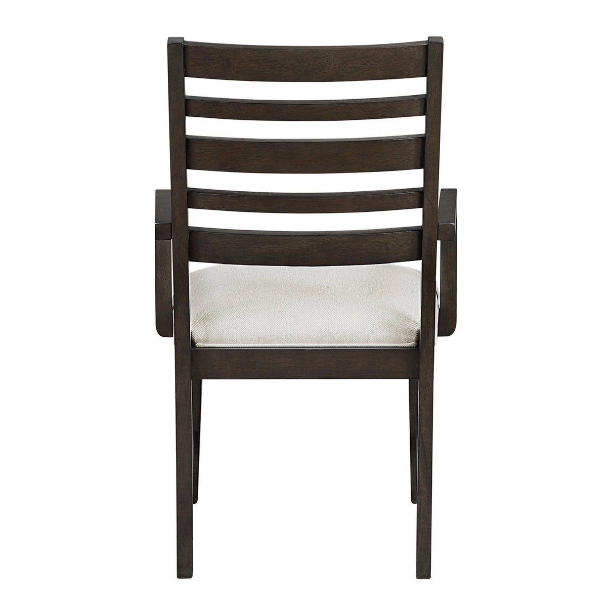 Victoria Espresso/Beige Upholstered Arm Chair, Set of 2 by Homelegance at Eve Furniture