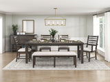 Victoria Espresso/Beige Upholstered Arm Chair, Set of 2 by Homelegance at Eve Furniture