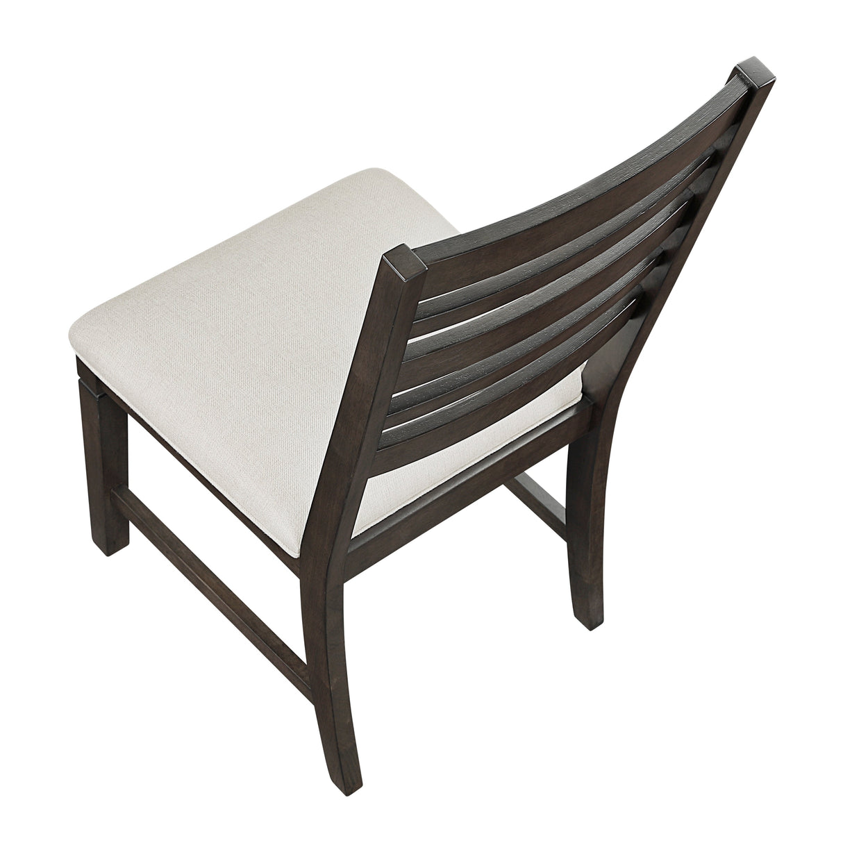 Victoria Espresso/Beige Upholstered Side Chair, Set of 2 by Homelegance at Eve Furniture