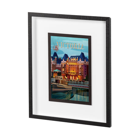 Victoria Go Canada (M) by Mercana Studio a Framed Art Print Matted under Glass by Mercana at Eve Furniture