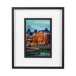 Victoria Go Canada (M) by Mercana Studio a Framed Art Print Matted under Glass by Mercana at Eve Furniture