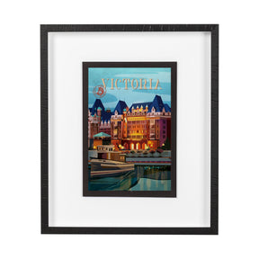 Victoria Go Canada (M) by Mercana Studio a Framed Art Print Matted under Glass by Mercana at Eve Furniture