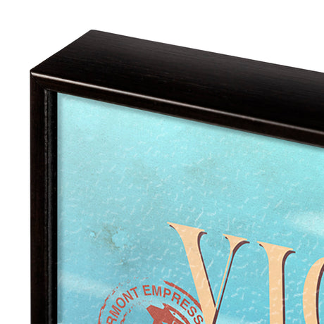 Victoria Go Canada (SM) by Mercana Studio a Hand Embellished Decograph Framed Art Print by Mercana at Eve Furniture