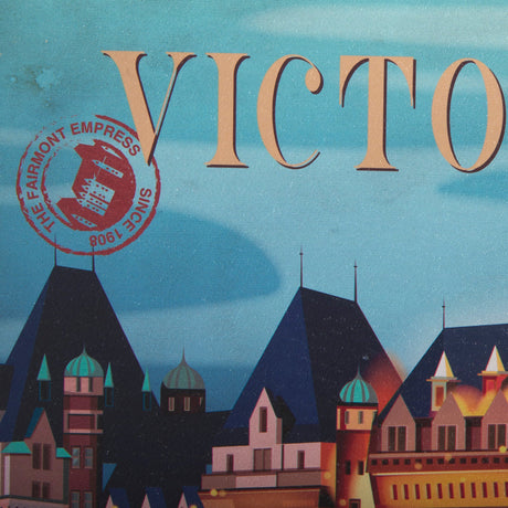 Victoria Go Canada (SM) by Mercana Studio a Hand Embellished Decograph Framed Art Print by Mercana at Eve Furniture