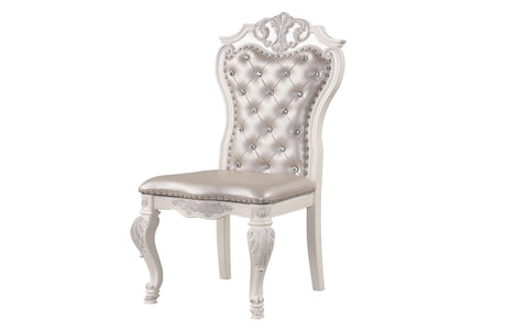 Victoria White Dining Room Set by Cosmos Furniture at Eve Furniture