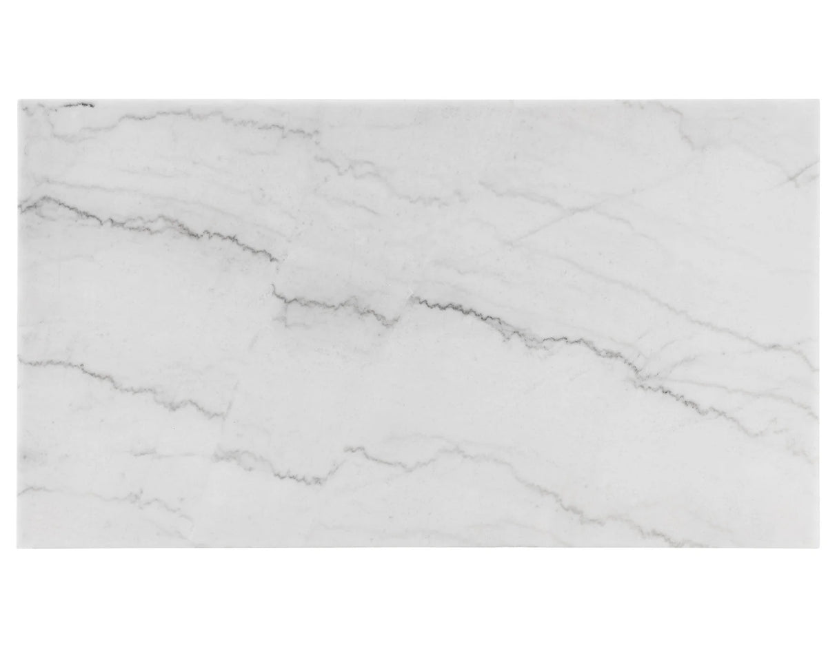 Vida 72″ White Marble Top Dining Table, Black Finish by Steve Silver at Eve Furniture