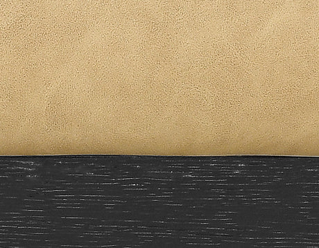 Vida Black/Sand Marble Top Dining Room Set by Steve Silver at Eve Furniture