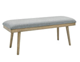 Vida Gray Dining Bench by Steve Silver at Eve Furniture