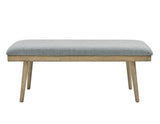 Vida Gray Dining Bench by Steve Silver at Eve Furniture