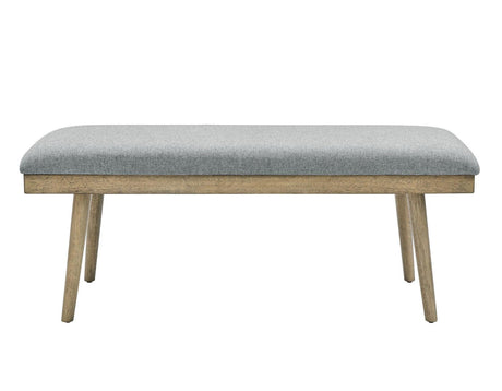 Vida Gray Dining Bench by Steve Silver at Eve Furniture