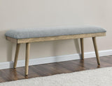 Vida Gray Dining Bench by Steve Silver at Eve Furniture