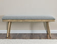 Vida Gray Dining Bench by Steve Silver at Eve Furniture