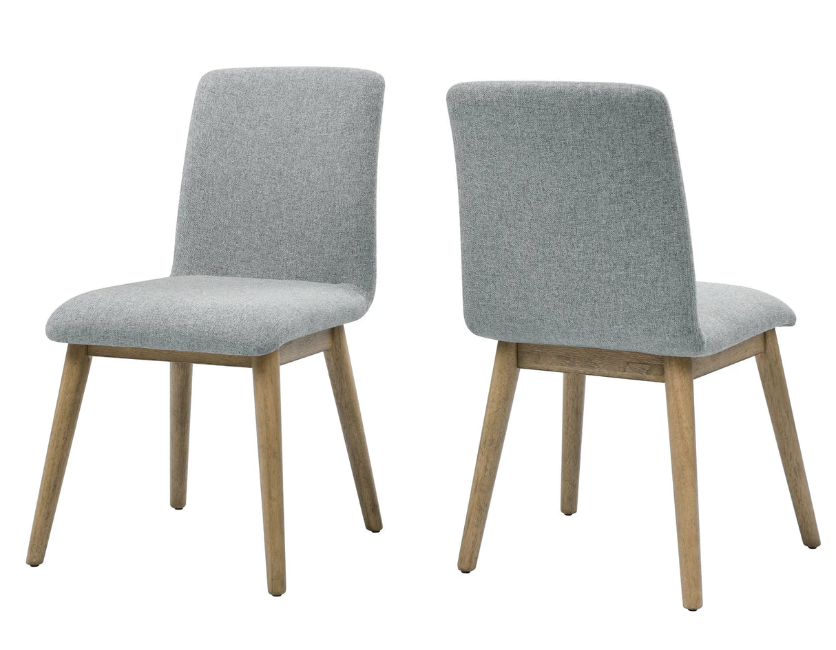 Vida Gray Upholstered Side Chair, Set of 2 by Steve Silver at Eve Furniture