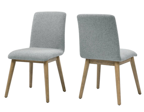 Vida Gray Upholstered Side Chair, Set of 2 by Steve Silver at Eve Furniture