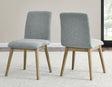 Vida Gray Upholstered Side Chair, Set of 2 by Steve Silver at Eve Furniture