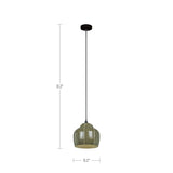 Vida Green Pendant Lamp by Moe's Home at Eve Furniture