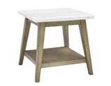 Vida Marble Top End Table by Steve Silver at Eve Furniture