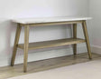 Vida Marble Top Sofa Table by Steve Silver at Eve Furniture