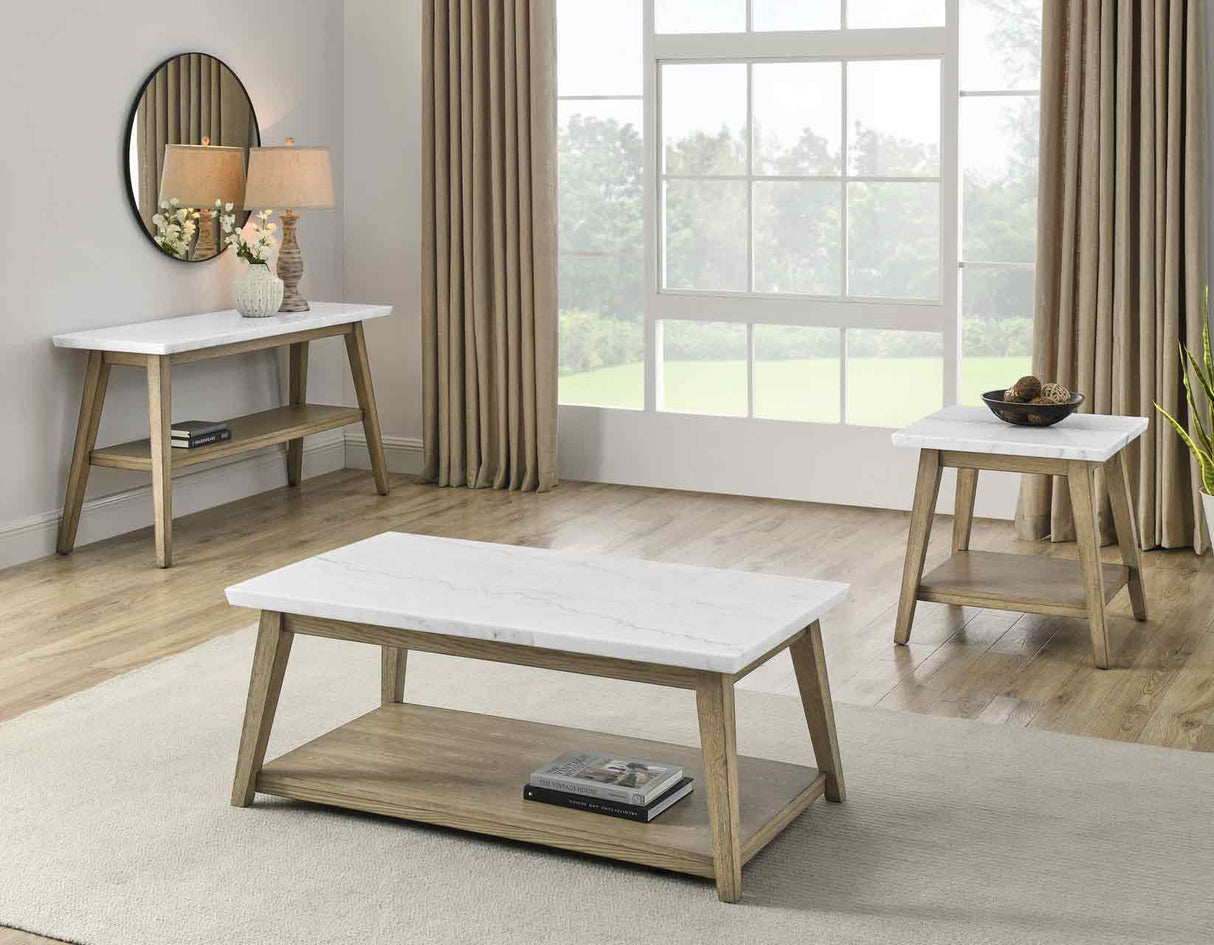 Vida Marble Top Sofa Table