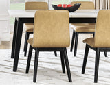 Vida Sand Vegan Leather Side Chair, Set of 2 by Steve Silver at Eve Furniture