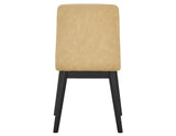 Vida Sand Vegan Leather Side Chair, Set of 2 by Steve Silver at Eve Furniture