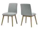Vida Upholstered Side Chair, Gray by Steve Silver at Eve Furniture