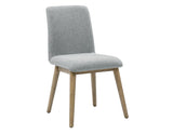 Vida Upholstered Side Chair, Gray by Steve Silver at Eve Furniture