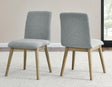 Vida Upholstered Side Chair, Gray by Steve Silver at Eve Furniture